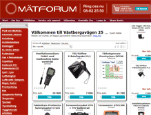 Tablet Screenshot of maetforum.se